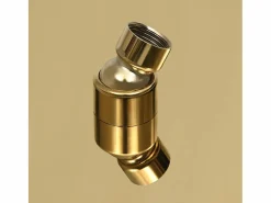 Rociador de ducha de lluvia de acero inoxidable 40 cm redondo acabado dorado 02_0002088^Helloshop26