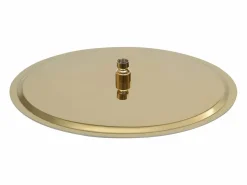 Rociador de ducha de lluvia de acero inoxidable 40 cm redondo acabado dorado 02_0002088^Helloshop26