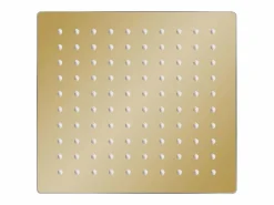 Rociador de ducha de lluvia acero inoxidable 20x20 cm cuadrado dorado 02_0002090^Helloshop26