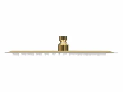 Helloshop26 Alcachofa De Ducha, Cabezal|Rociador de ducha de lluvia de acero inoxidable 30x20 cm rectangular acabado dorado 02_0002095