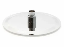 Rociador de ducha redondo con chorro de lluvia 25 cm acero inoxidable 16_0000629^Helloshop26 Best