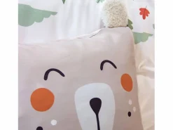Sweeek Juego De Sábanas|Ropa de cama de microfibra reversible impreso bosque de otoño, 1 plaza