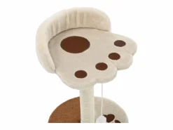 Runi Rascador para gatos con poste de sisal 40 cm y marrón^Garden Furniture