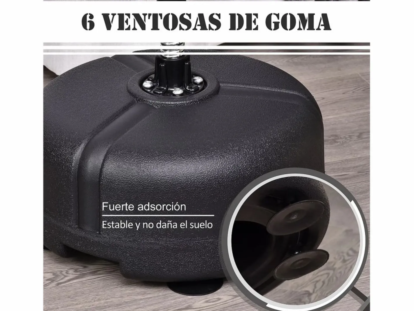 Homcom Saco de boxeo de pie ø48x154 cm Negro Hot