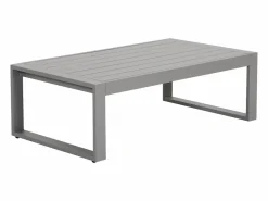 Salón de jardín de aluminio con Sofá rinconera y mesa de centro - Taupe - MOLOKAI de^MYLIA Clearance