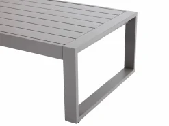 Salón de jardín de aluminio con Sofá rinconera y mesa de centro - Taupe - MOLOKAI de^MYLIA Clearance