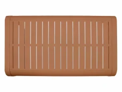 Salón de jardín de aluminio: 1 sofá de 3 plazas y 1 mesa de centro - con cojines beige - LOMIA de^MYLIA Outlet