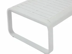 Salón de jardín de aluminio: 1 sofá de 3 plazas y 1 mesa de centro - con cojines beige - LOMIA de^MYLIA Best