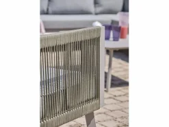 Paris Garden Salón de jardín de esquina 7 plazas de aluminio Gris Best