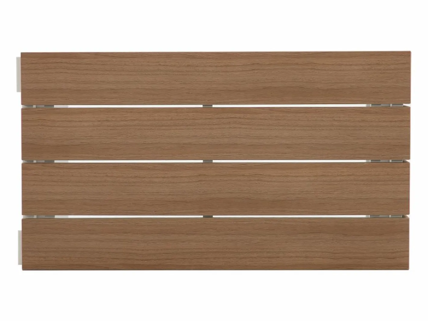 Salón de jardín modular de aluminio: 2 sofás y una mesa de centro - con cojines beige - BAMBAÏA de^MYLIA Sale