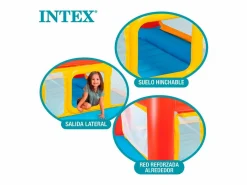Saltador hinchable Jump-o-Lene +3A rojo 112x174x174 cm^Intex Online
