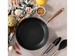 Material Y Utensilios De Cocina|Sartén Cecotec Polka Fantasy 20 Bucket Golden aluminio forjado oro rosa Ø24 cm