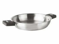 Lacor Sartén de acero inoxidable desmontable de 32 cm con sistema Click & Lock y mangos intercambiables - Colección COMBI Gris Clearance