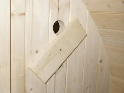 VOGUE SAUNA Sauna de exterior 2 plazas, Ancho 185 x Prof. 120 x Alt. 190 cm, ISOKYRO Color natural claro Best