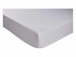 Sábana ajustable 140 x 190 cm - algodón - 32 cm de grosor - Blanca^DODO Clearance