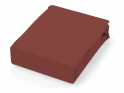 Soleil d'ocre Sábana de algodón 57 hilos 180x290 cm LISO Ladrillo Rojo Clearance