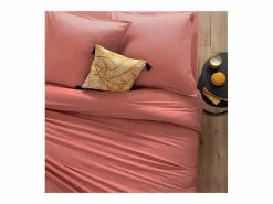 Atmosphera Sábana Encimera|Sábana encimera algodón rosa 90x190cm