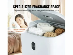 Secador de Toallas SucceBuy, Balde Calentador de Toallas 35L, Pantalla LED, Función Secado, Minutería,^ Hot