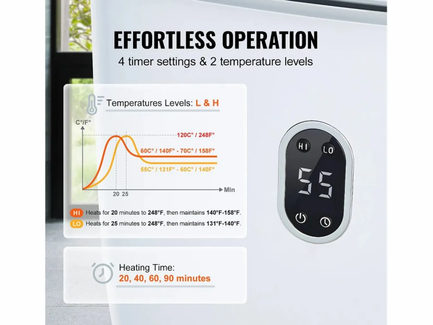 Toallero Eléctrico|Secador de Toallas SucceBuy, Balde Calentador de Toallas 25L, Pantalla LED, Calentamiento por el Fondo, Minutería,