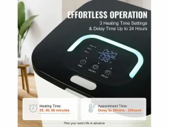 Secador de Toallas SucceBuy, Balde Calentador de Toallas 20L, Pantalla LED, Luz en U, Minutería,^ New