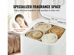 Secador de Toallas SucceBuy, Balde Calentador de Toallas 20L, Pantalla LED, Luz en U, Minutería,^ New