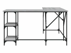 Selma Escritorio madera de ingeniería Sonoma 139x139x75 cm^Garden Furniture Outlet