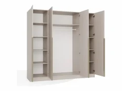 SENSO - Armario cachemire – 4 puertas – 200×200 cm – Tiradores dorados – Dormitorio^TOPESHOP Sale