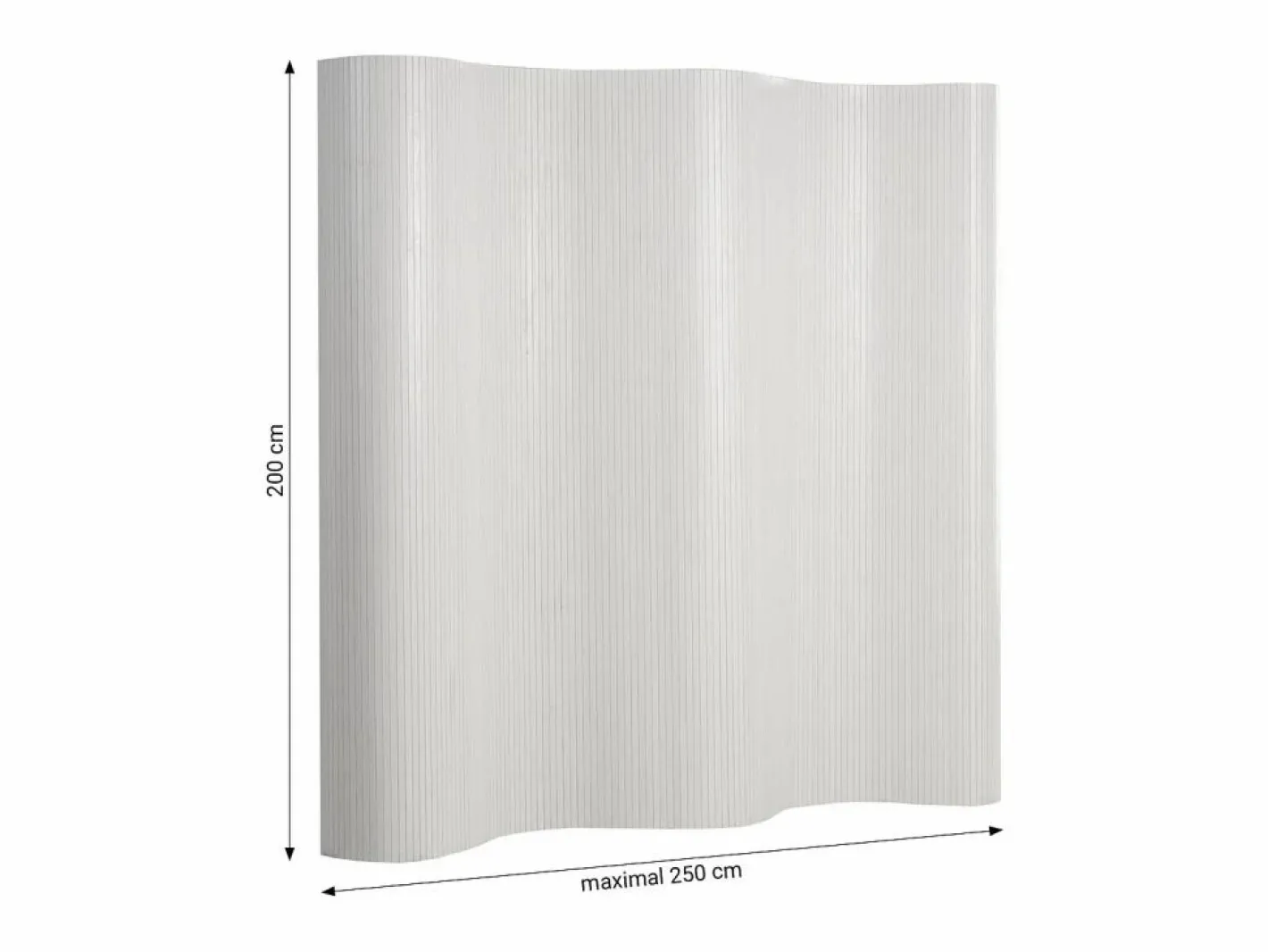 Separador de ambiente 200x250x0,3 cm lavado en^ Clearance
