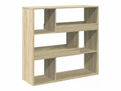 Clicnbuy Separador de ambientes madera roble Sonoma 100x33x94,5 cm Marru00f3n New