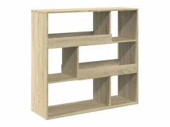 Clicnbuy Separador de ambientes madera roble Sonoma 100x33x94,5 cm Marru00f3n New