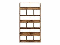 Clicnbuy Librería|Separador de ambientes madera envejecida 100x33x187,5 cm