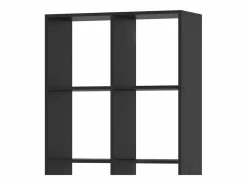Vicco Separador de ambientes 143x29x72 scutum Negro Outlet