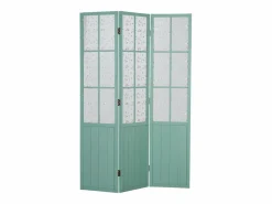 Biombo|Separador de ambientes 170x120x2 cm Turquesa Estilo campestre