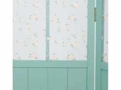 Biombo|Separador de ambientes 170x120x2 cm Turquesa Estilo campestre