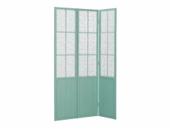 Biombo|Separador de ambientes 170x120x2 cm Turquesa Estilo campestre