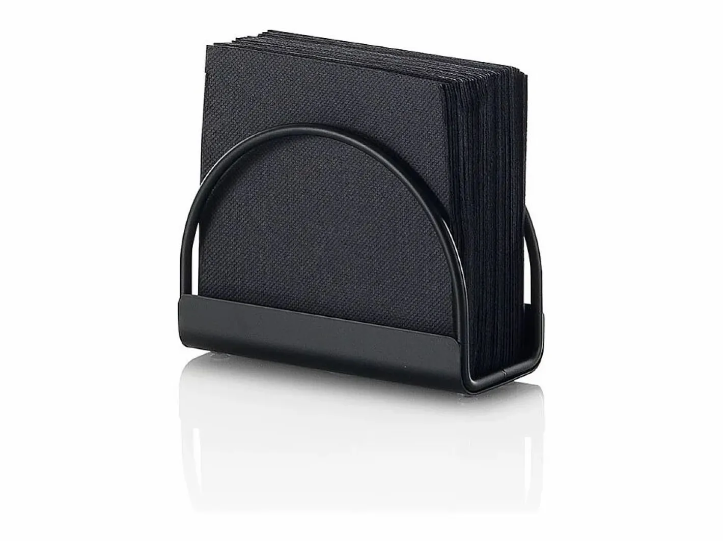 Servilletero de mesa en metal opaco Behr - Negro Discount