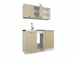 Set Cocina Ara haaus, Roble Sonoma/Blanco, L 120 cm^ New