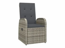 Clicnbuy Comedores De Jardín|Set comedor de jardín 5 piezas con cojines ratán sintético