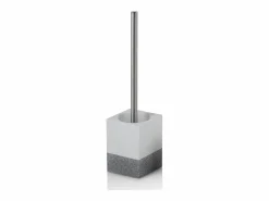 Accesorios De Wc|Set de 4 accesorios de baño RABAT blanco/gris