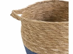 VS Venta-stock Accesorios De Almacenaje|Cesta|Set de 3 cestas Anxo de fibra natural con asas, /natural