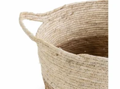 Set de 3 cestas Brais de fibra natural con asas, /natural^VS Venta-stock Outlet