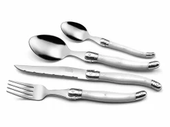 Cubierto|Set de 24 cubiertos Rustic Amefa acero inoxidable blanco