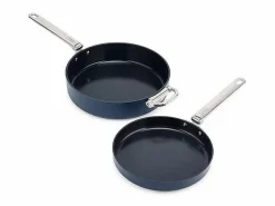 Set de 2 sartenes antiadherentes Space Folding Handle Ceramic Non-stick , ahorro de espacio, mangos plegables, aptas para inducción,^Joseph Joseph Online
