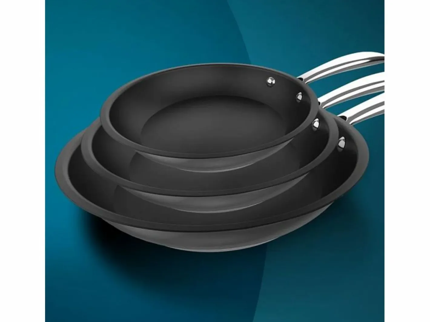 Material Y Utensilios De Cocina|Set de 3 sartenes Cecotec Polka Classy 20-24-28 Bucket Steel acero inoxidable Ø20/Ø24/Ø28 cm