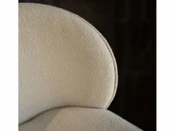 Rendez-Vous Déco Muebles De Bar|Taburete Alto|Set de 2 sillas para isla de cocina en tejido bouclé 66 cm - Groom
