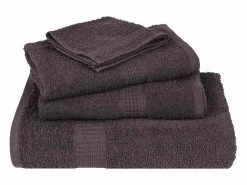 vidaxl Textil De Baño|Textil De Baño|Set de 12 toallas Ariel 360 gramos algodón antracita