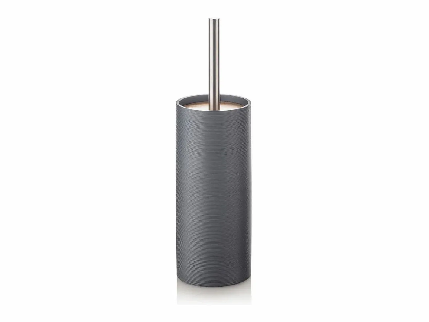 Set de accesorios de baño en resina blanco y bambú Gaeta - Gris New