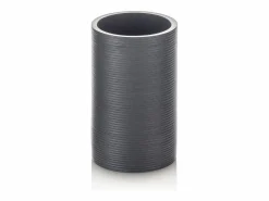 Set de accesorios de baño en resina blanco y bambú Gaeta - Gris New