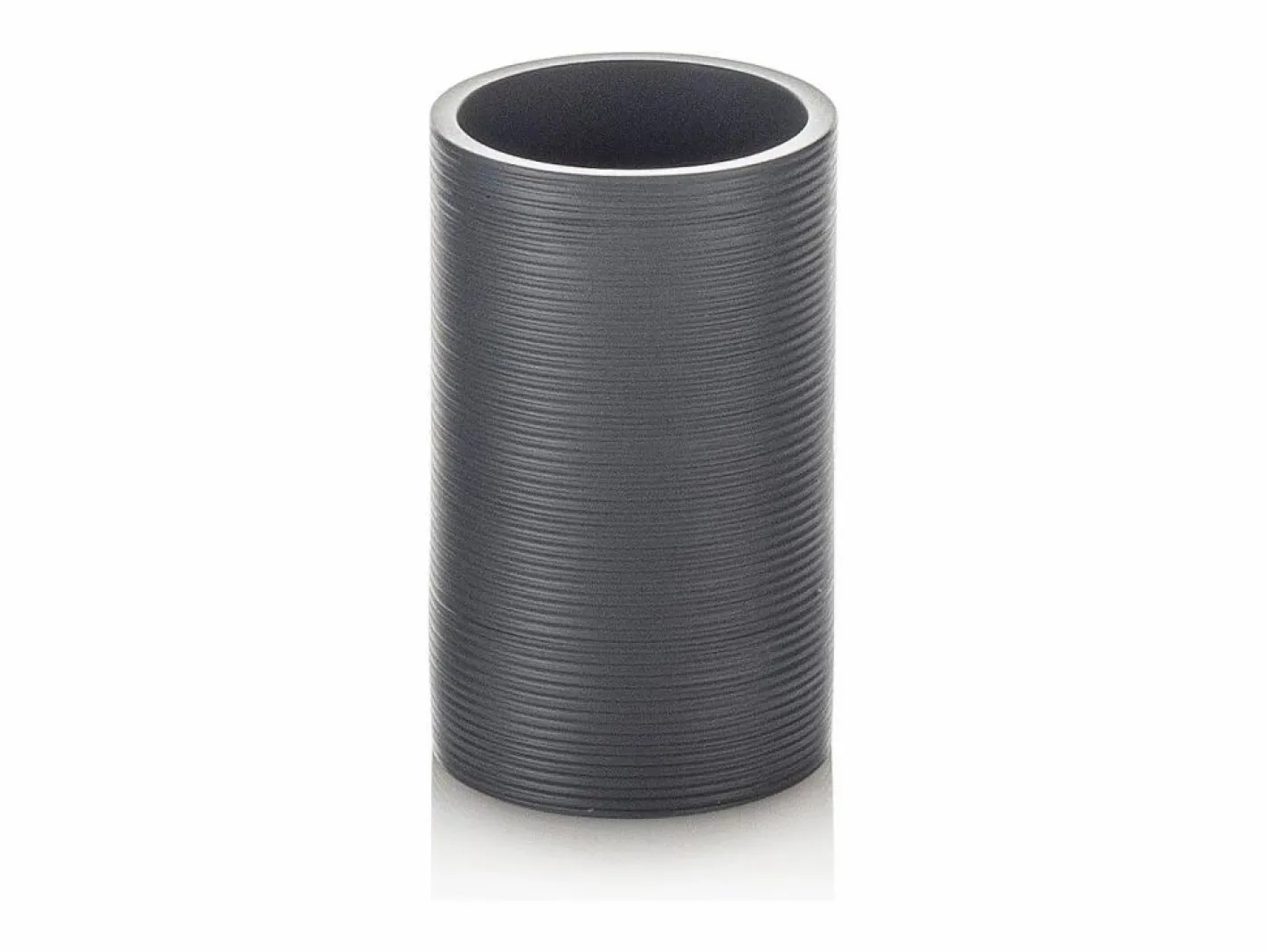 Set de accesorios de baño en resina blanco y bambú Gaeta - Gris New