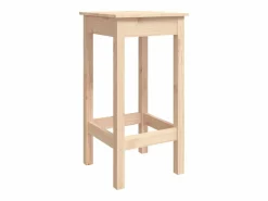 vidaxl Set de bar 3 piezas madera maciza de pino Color natural claro Sale